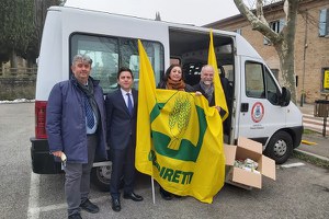 Coldiretti dona pacchi di solidarietà a Poggio Torriana